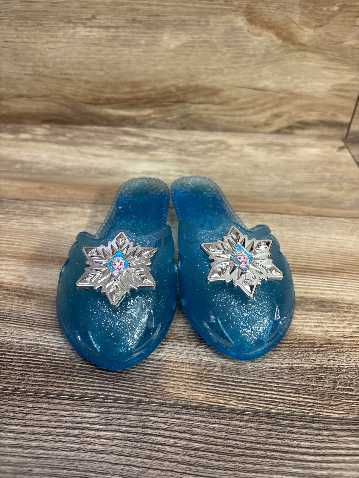 Disney Princess Frozen Dress Up Shoes Blue sz 9-13c