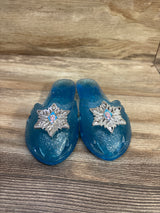 Disney Princess Frozen Dress Up Shoes Blue sz 9-13c