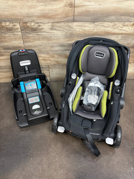 NEW Evenflo Shyft DualRide Infant Car Seat Stroller Combo in Durham Green - Me n Mommy To Be