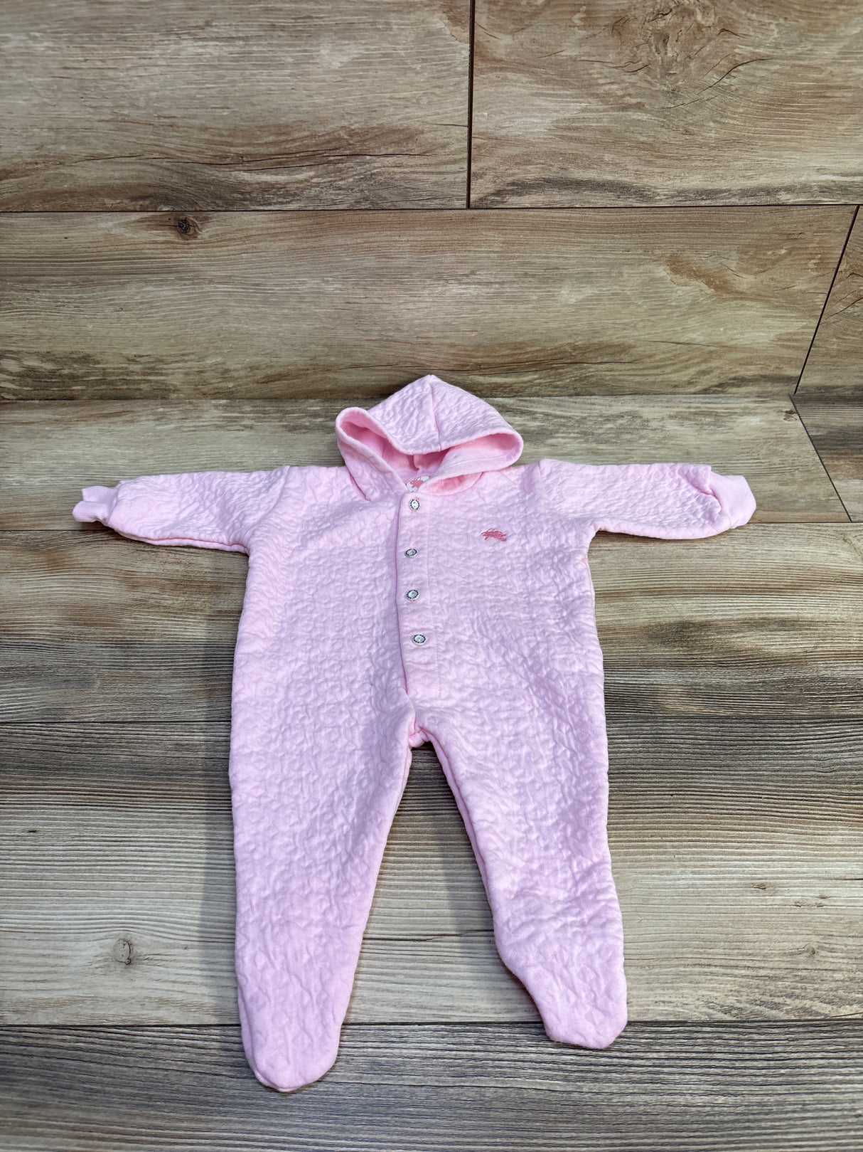 New Baby Hooded Footie Coverall Pink sz 0-3m