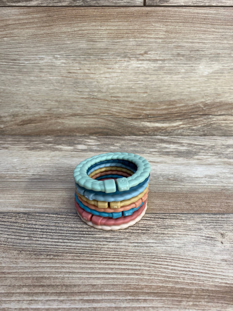 Itzy Ritzy Rings Linking Ring Set, Rainbow - 8ct - Me n Mommy To Be