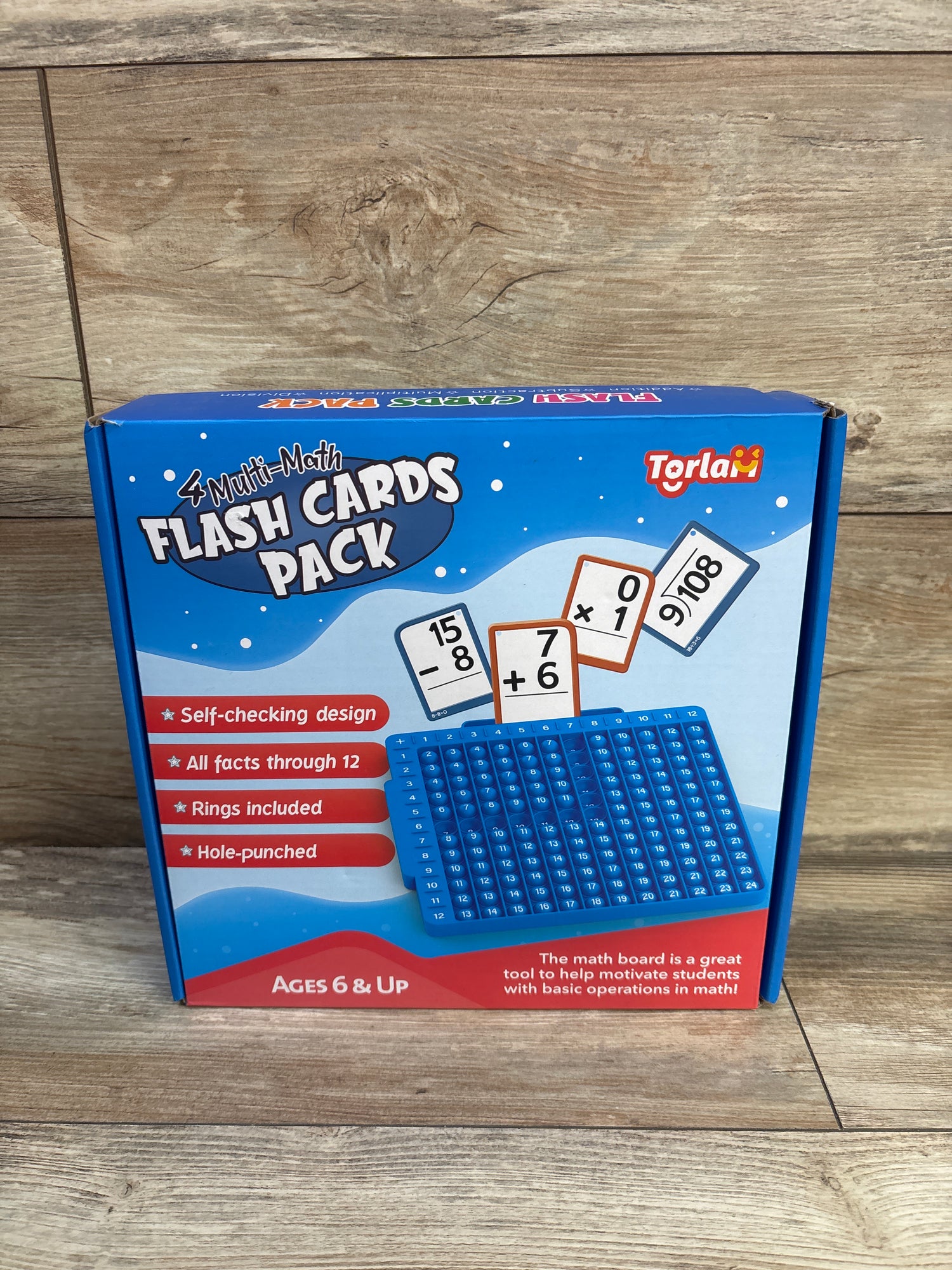 NEW Torlam 4 Multi-Math Flash Cards + Boards