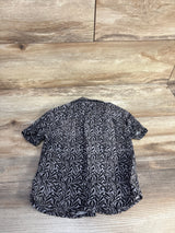 Volcom Linen Blend Button Up Shirt Grey sz 2T
