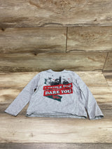 Gap Kids I Triple Dog Dare You Shirt Grey sz 5/6 - Me n Mommy To Be