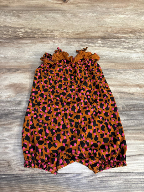 Okie Dokie Shortie Romper Brown sz 24m - Me n Mommy To Be