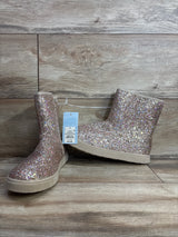 NEW Cat & Jack Holland Shearling Style Boots Gold sz 5Y