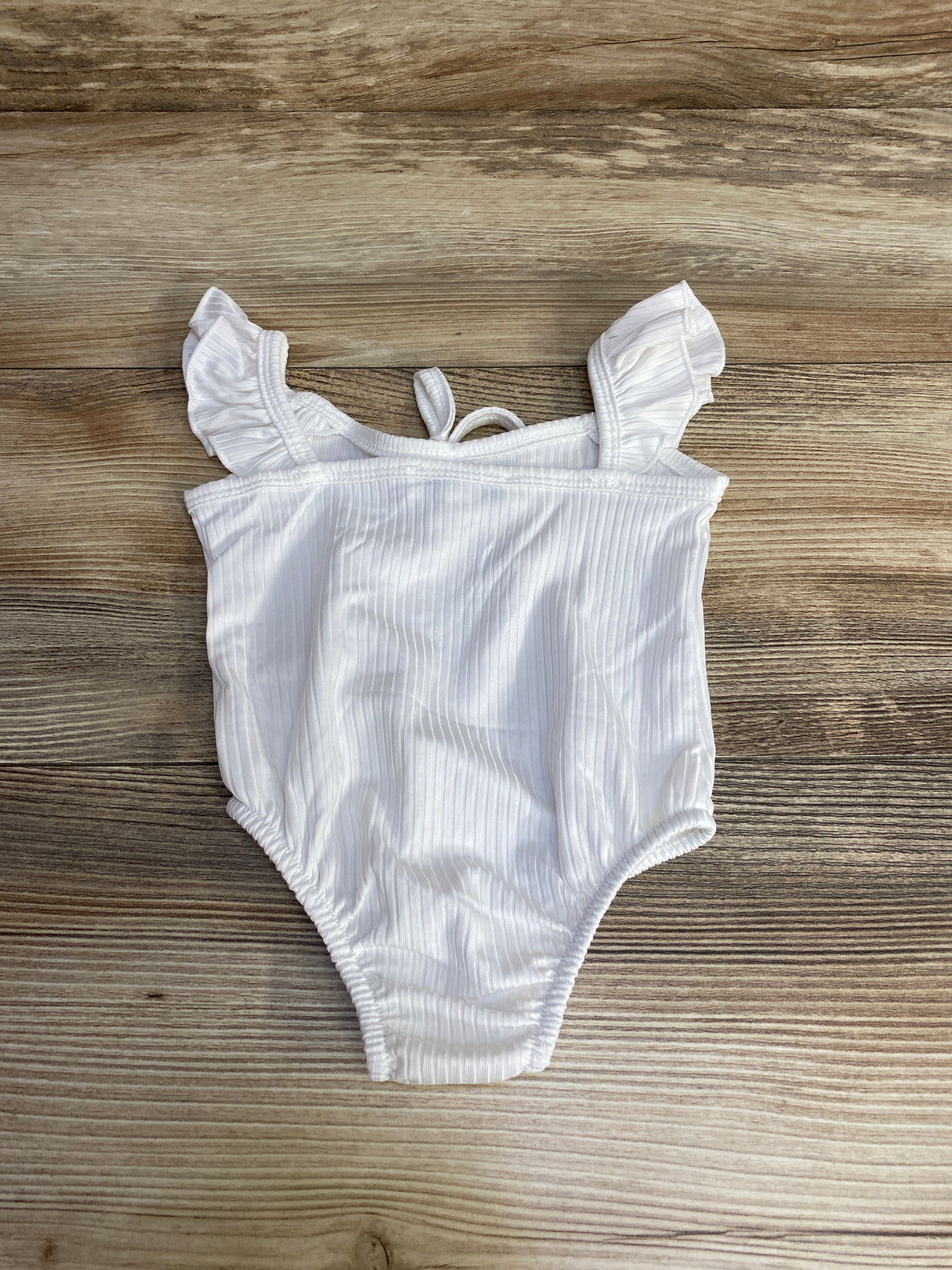 Bailey's Blossoms Ribbed Leotard White sz 9-12m