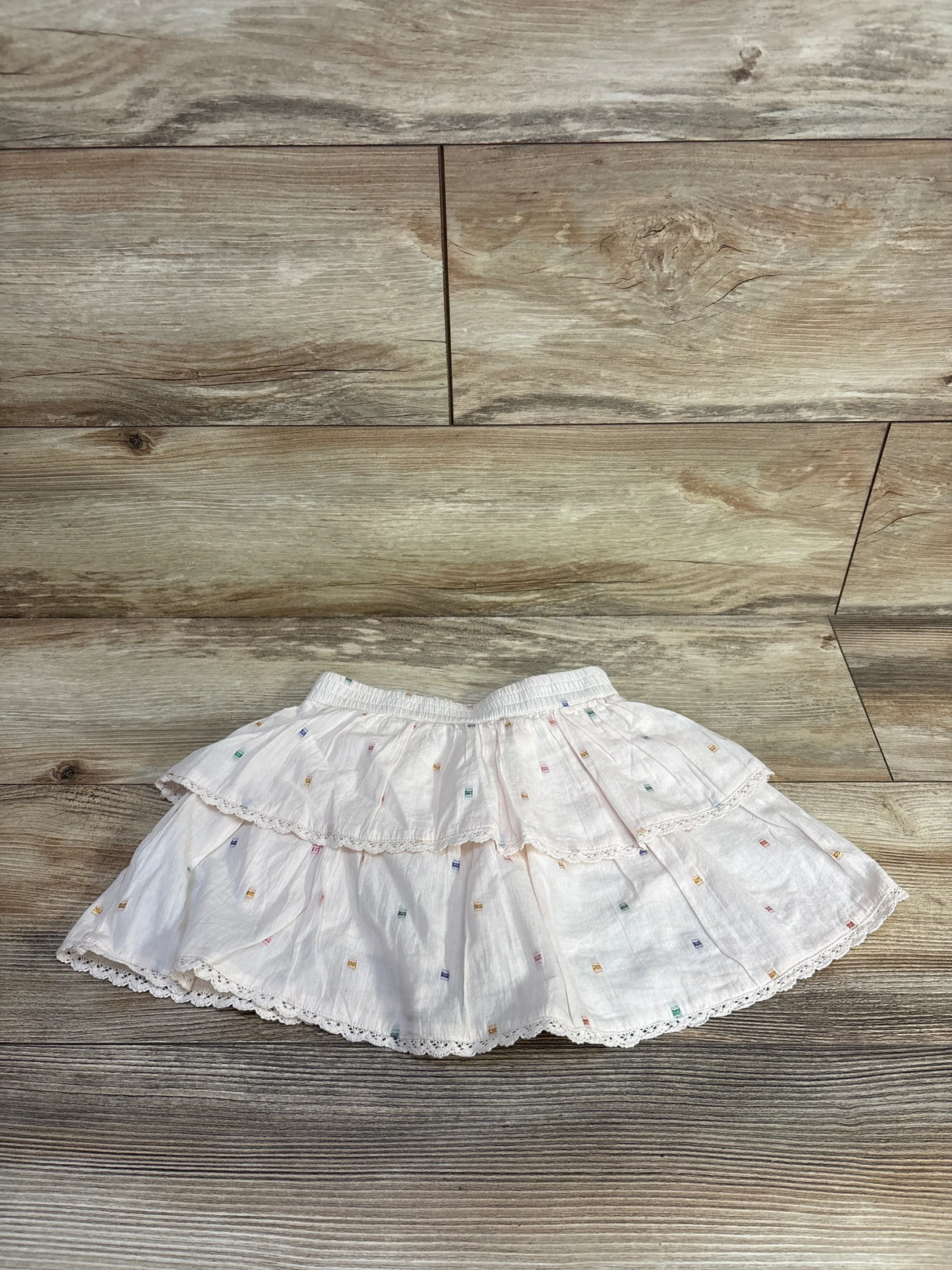 Baby Gap Shiny Tiered Skirt Light Pink sz 4T