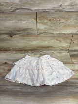 Baby Gap Shiny Tiered Skirt Light Pink sz 4T
