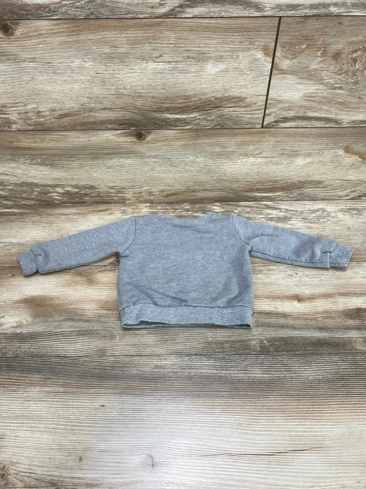 Little Bipsy "Reckless Love" Grey Pullover sz 6-12m