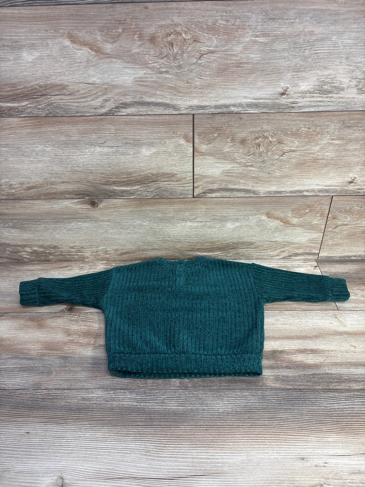 Cat & Jack Chunky Knit Sweater Emerald sz 18m