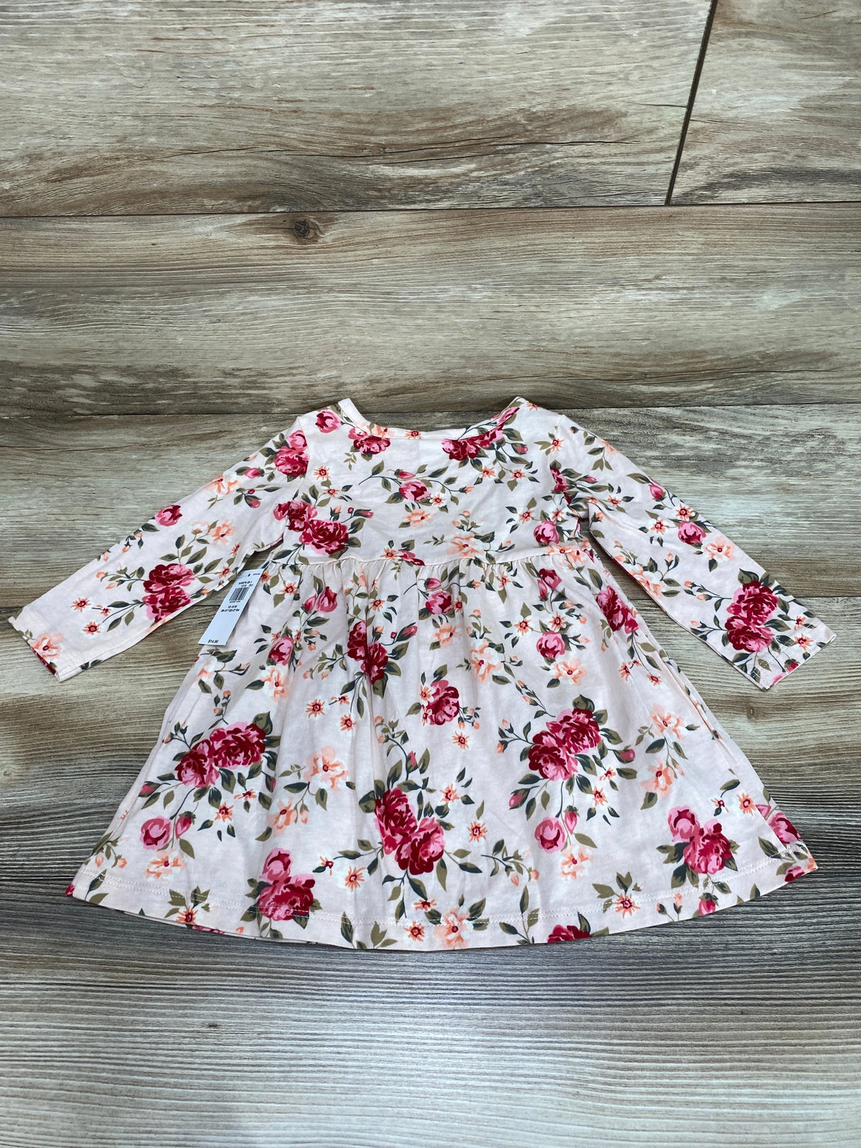 NEW Old Navy Floral Dress Pink sz 12-18m