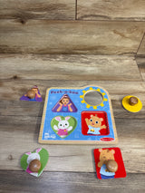 Melissa & Doug Ms. Rachel Peek-a-Boo Jumbo Knob Puzzle