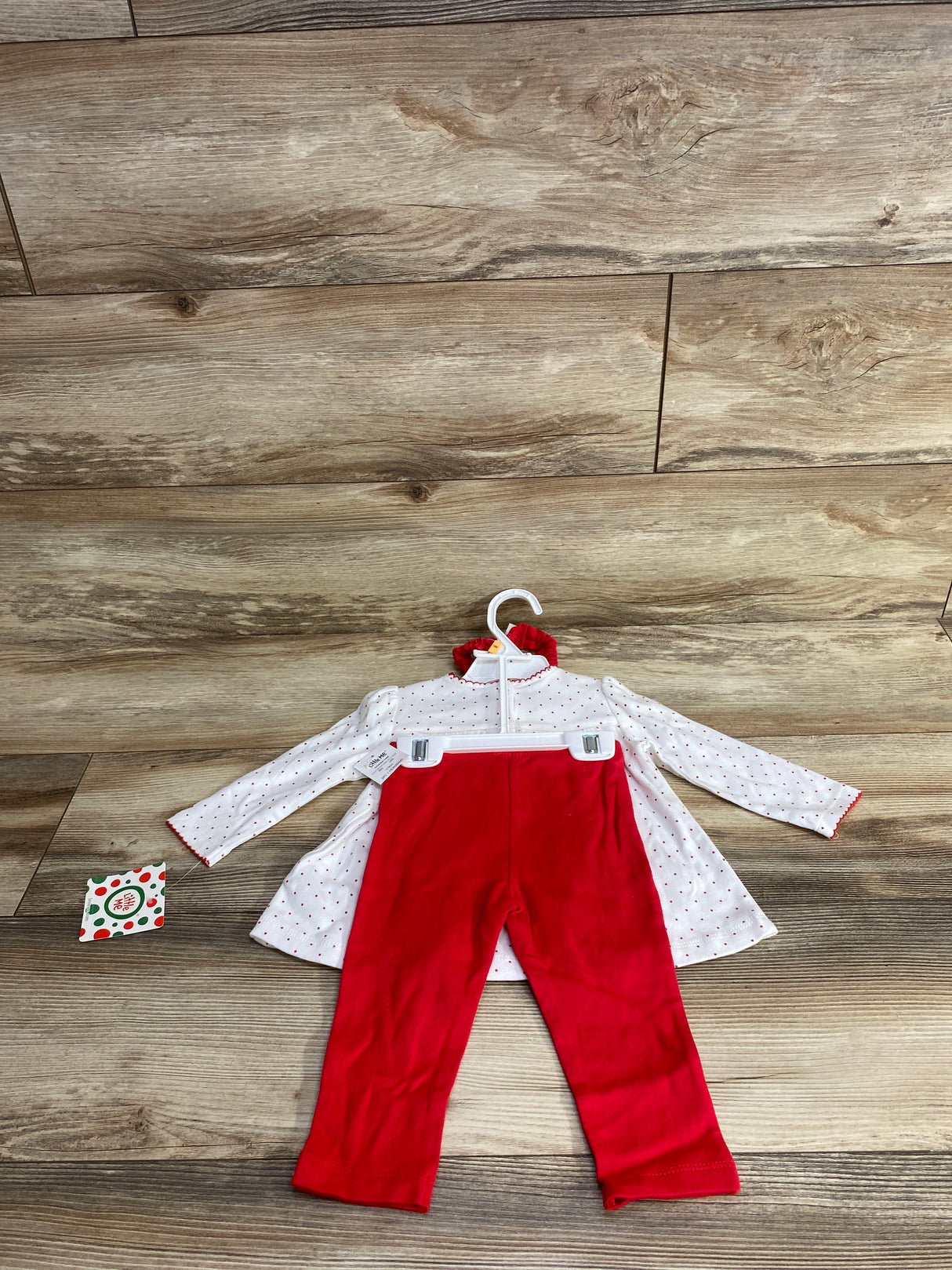 NEW Little Me 'My First Christmas' 3pc Set White sz 12m