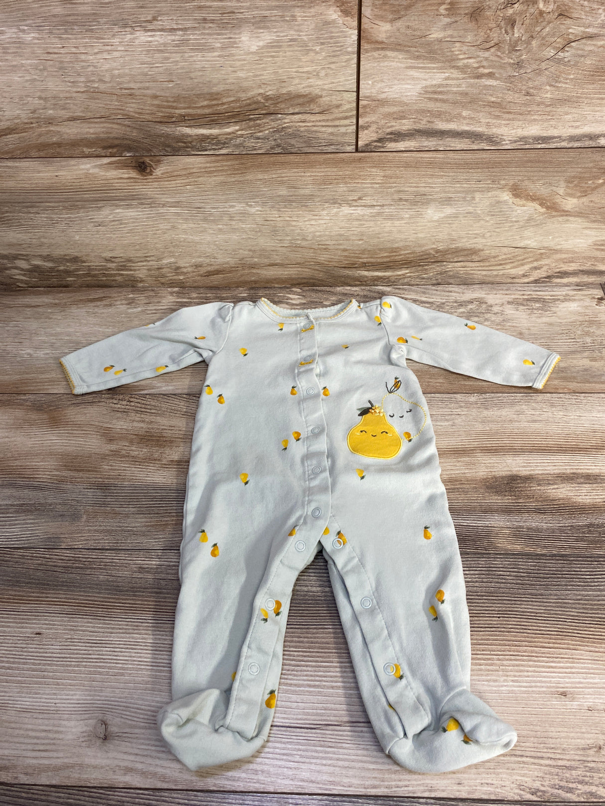 Carter's Pear Print Sleeper Mint sz 9m