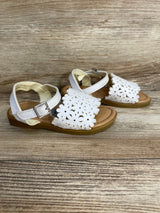Sugar Ibby Floral Chop Cut Out Sandals White sz 7c