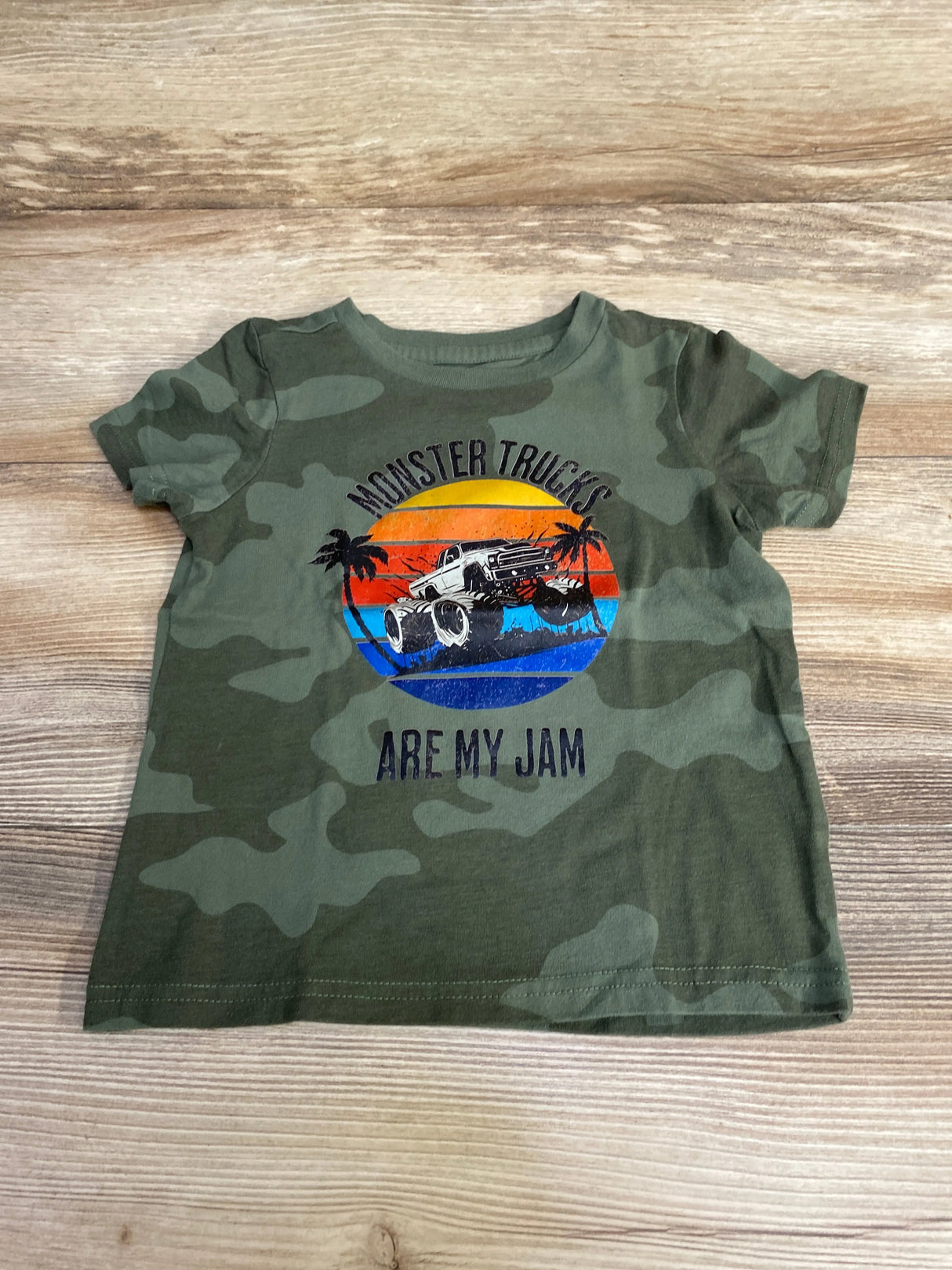 Epic Threads Camo Shirt Green sz 3T
