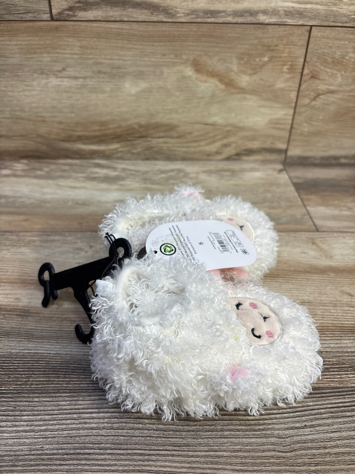 NEW Wonder Nation Sheep Slippers White sz 5c