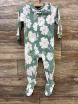 Just One You Floral Blanket Sleeper Green sz 2T