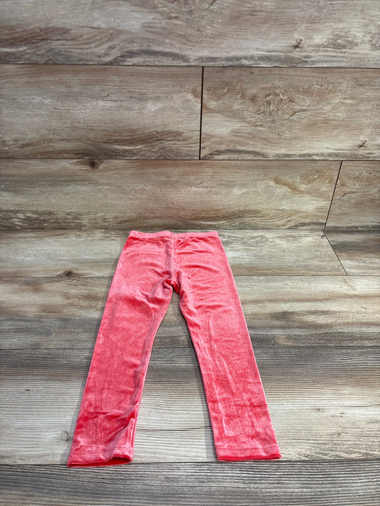 NEW Okie Dokie Crushed Velvet Leggings Red sz 3T