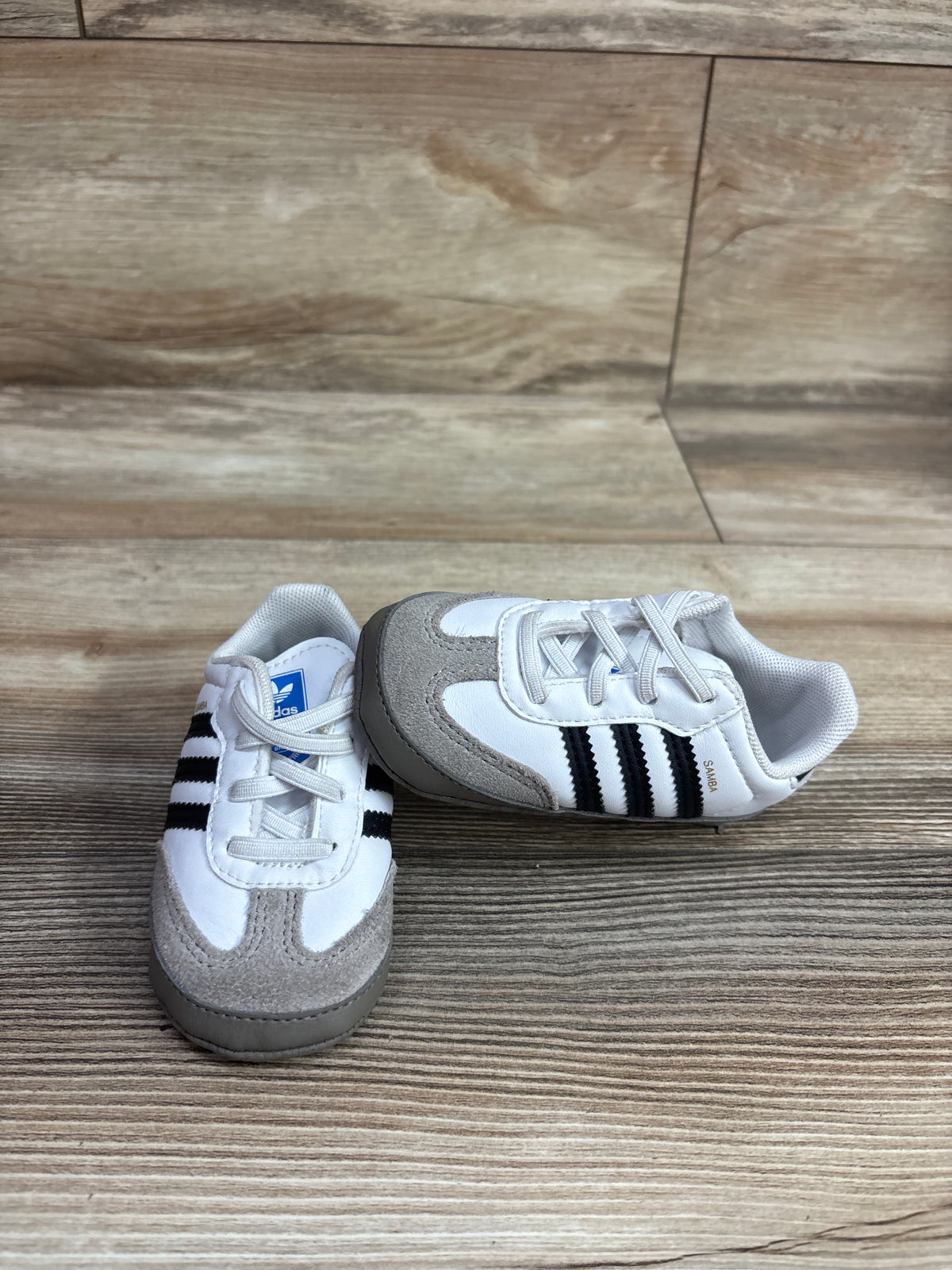 Adidas Samba Crib Shoes White sz 4c