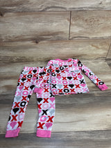 NEW Hershey 2pc Valentines Print Pajama Set White sz 3T