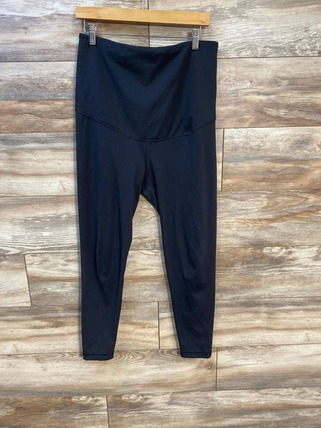 Isabel Maternity Full Panel Active Leggings Black sz XL - Me 'n Mommy To Be