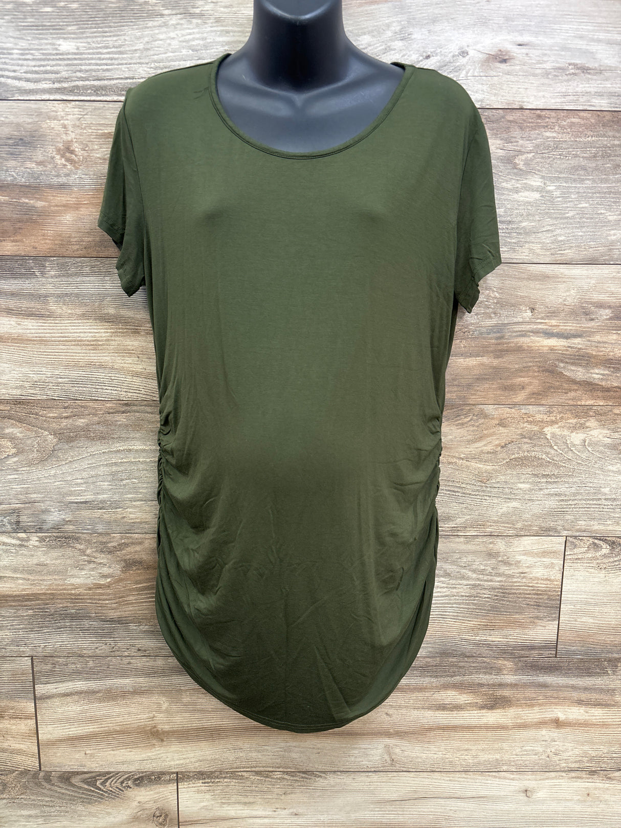 Smallshow Ruched Shirt Green sz XXL