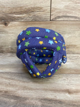 Baby Head Protector in Blue Stars