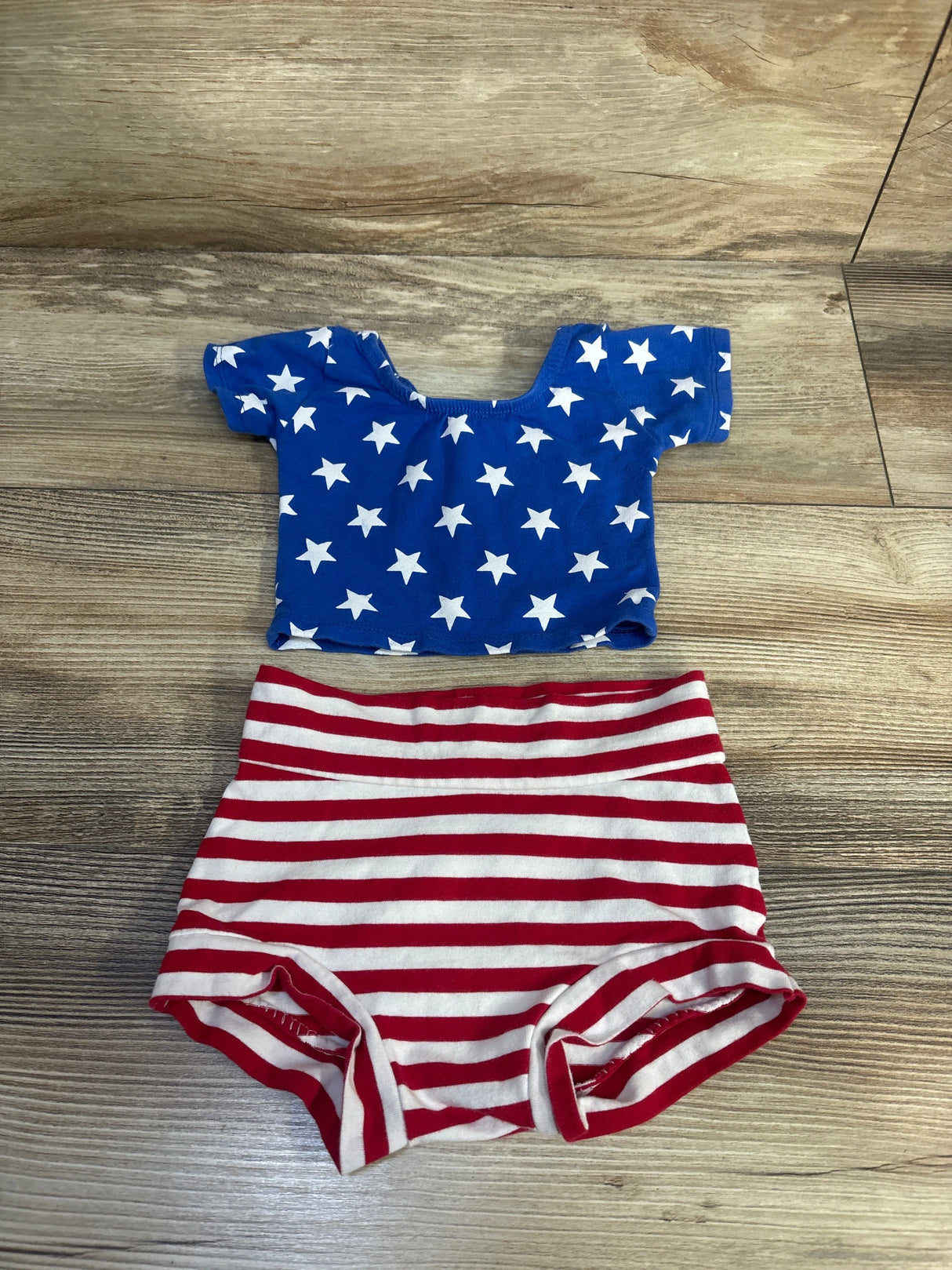 Syd & Mimi Stars & Stripes Set Blue/Red sz 3-6m