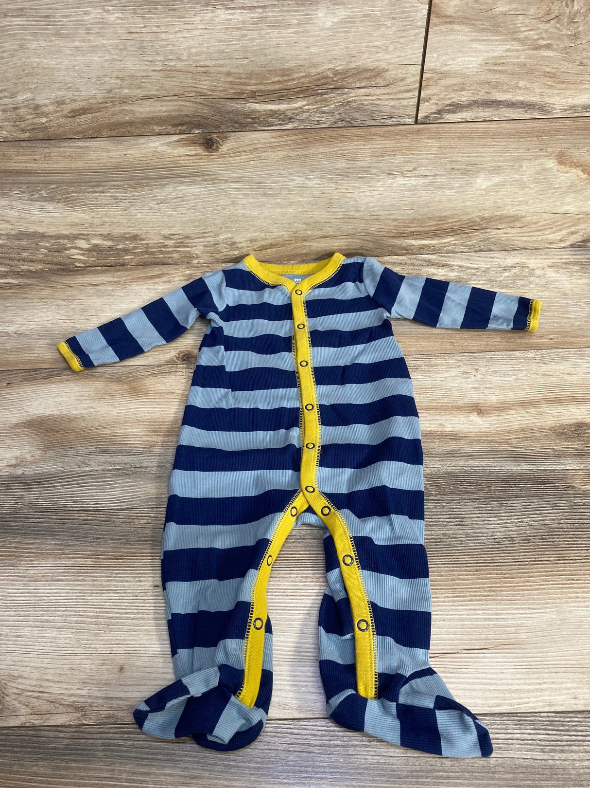 Carter's Striped Sleeper Blue sz 9m