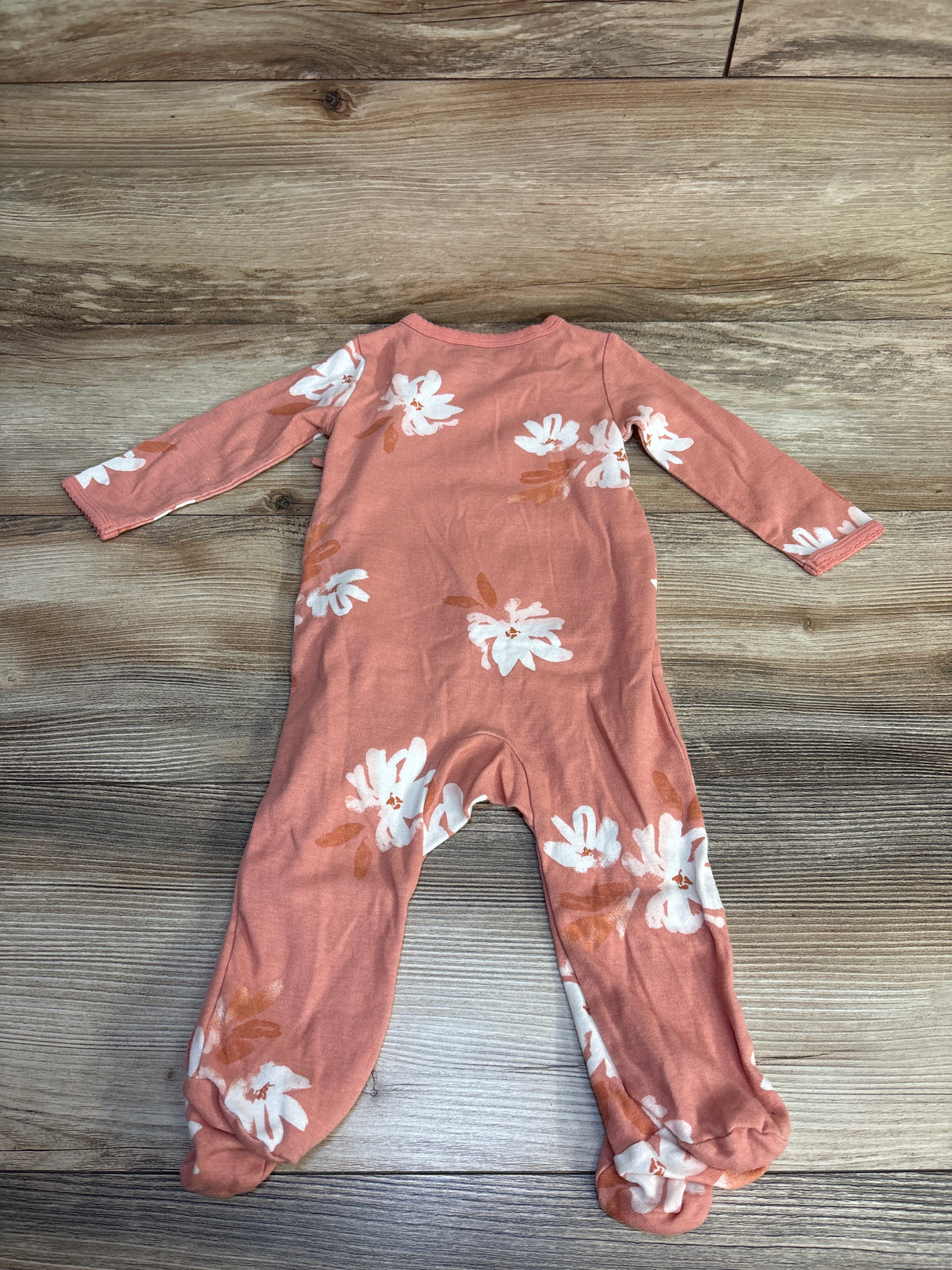 Carter's Floral Kimono Sleeper Coral sz 9m