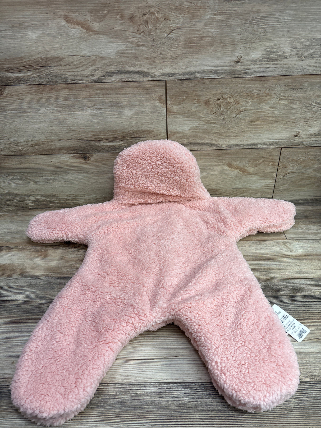 NEW YingYuetu Sherpa Bunting Pink sz 9m
