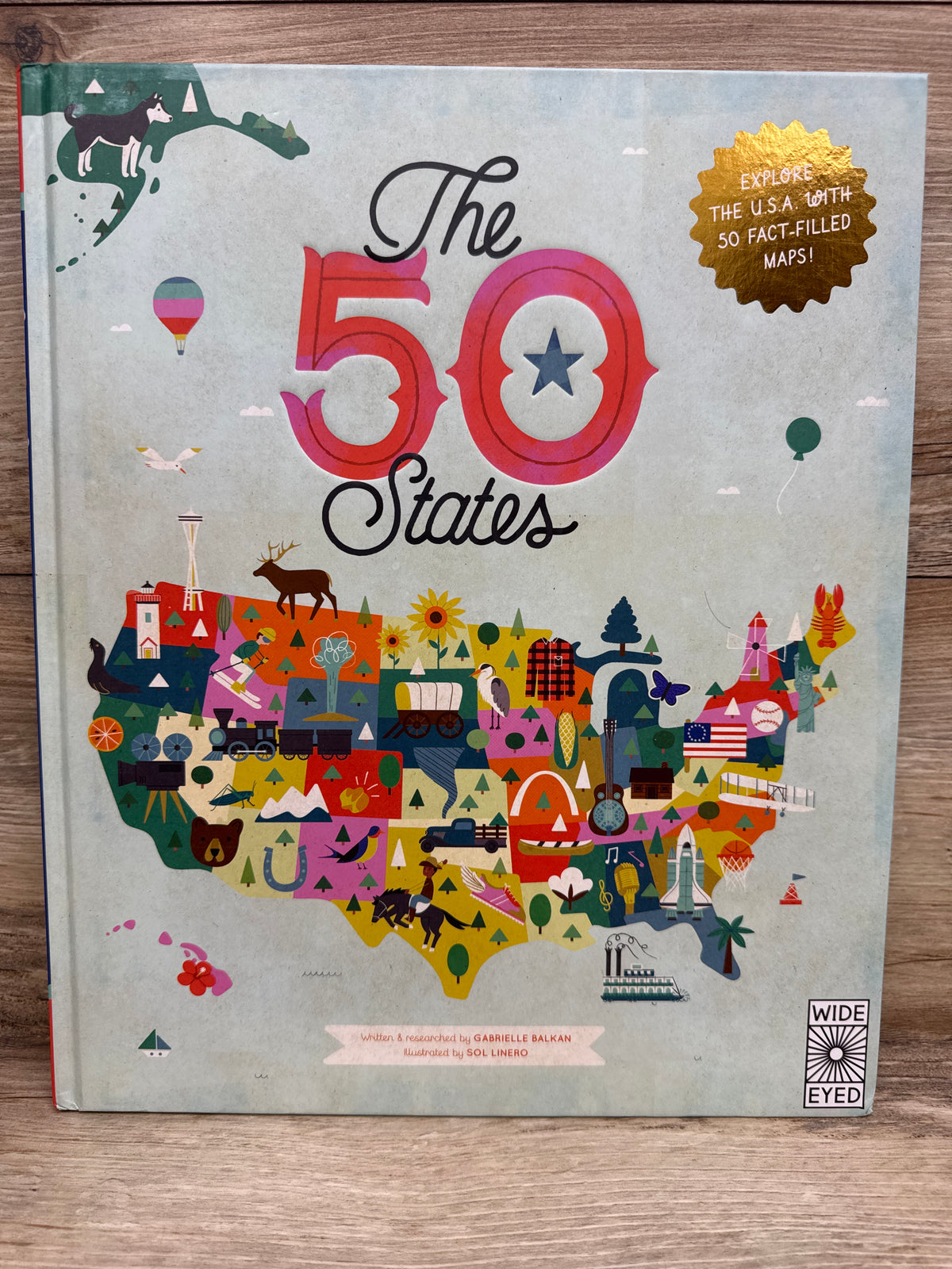 The 50 States Hardcover Book
