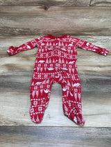 Old Navy Fair Isle Sleeper Red sz 6-9m - Me n Mommy To Be