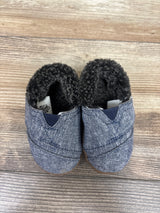 Toms Tiny House Slippers in Blue Chambray sz 2c