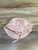 H&M Linen Sun Hat Pink sz Preemie/Newborn