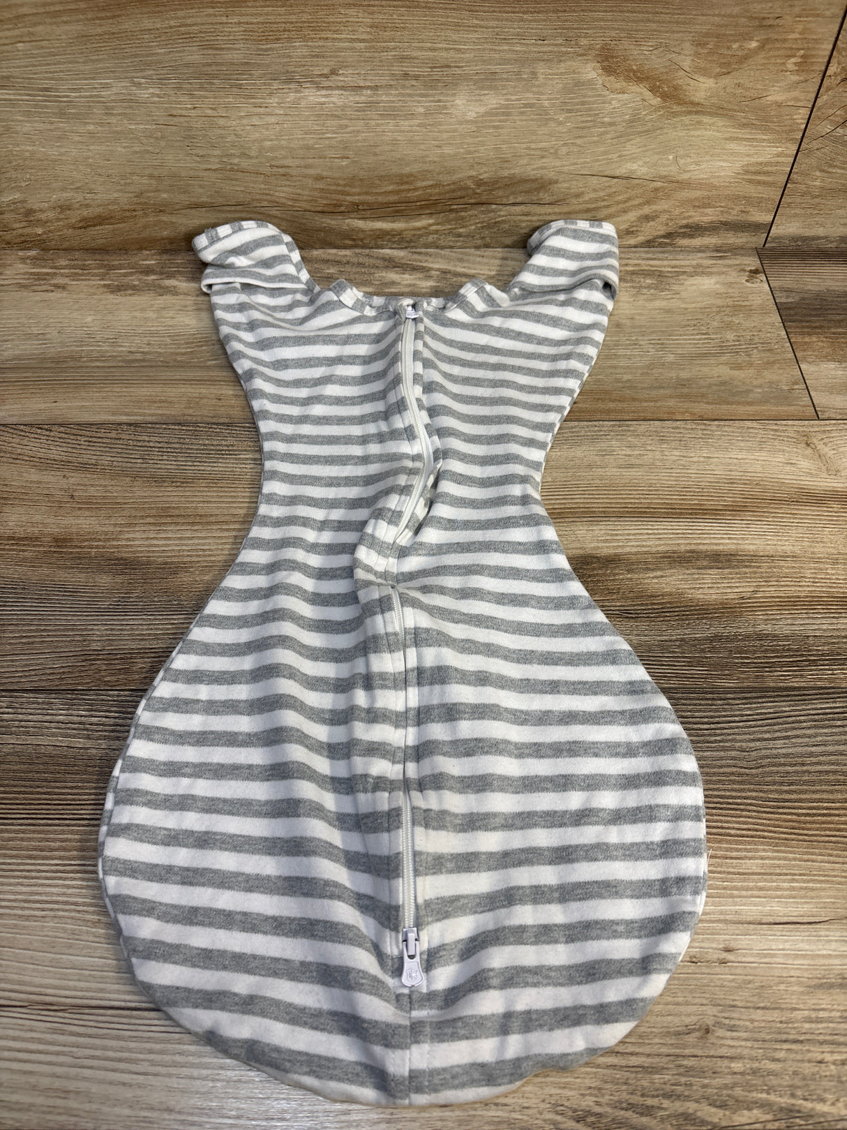 SwaddleDesigns Striped Transitional Swaddle Sack White sz 0-3m (6-14lbs)