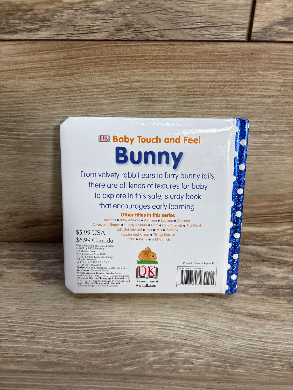 DK Baby Touch and Feel: Bunny Board Book