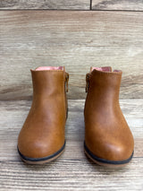 Cat & Jack Penelope Zipper Boots Brown sz 5c
