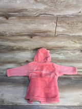 Hudson Baby Hooded Sherpa Fox Robe Pink sz 0-9m