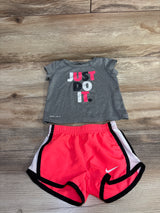 Nike Shirt & Shorts 2pc Set Grey sz 12m