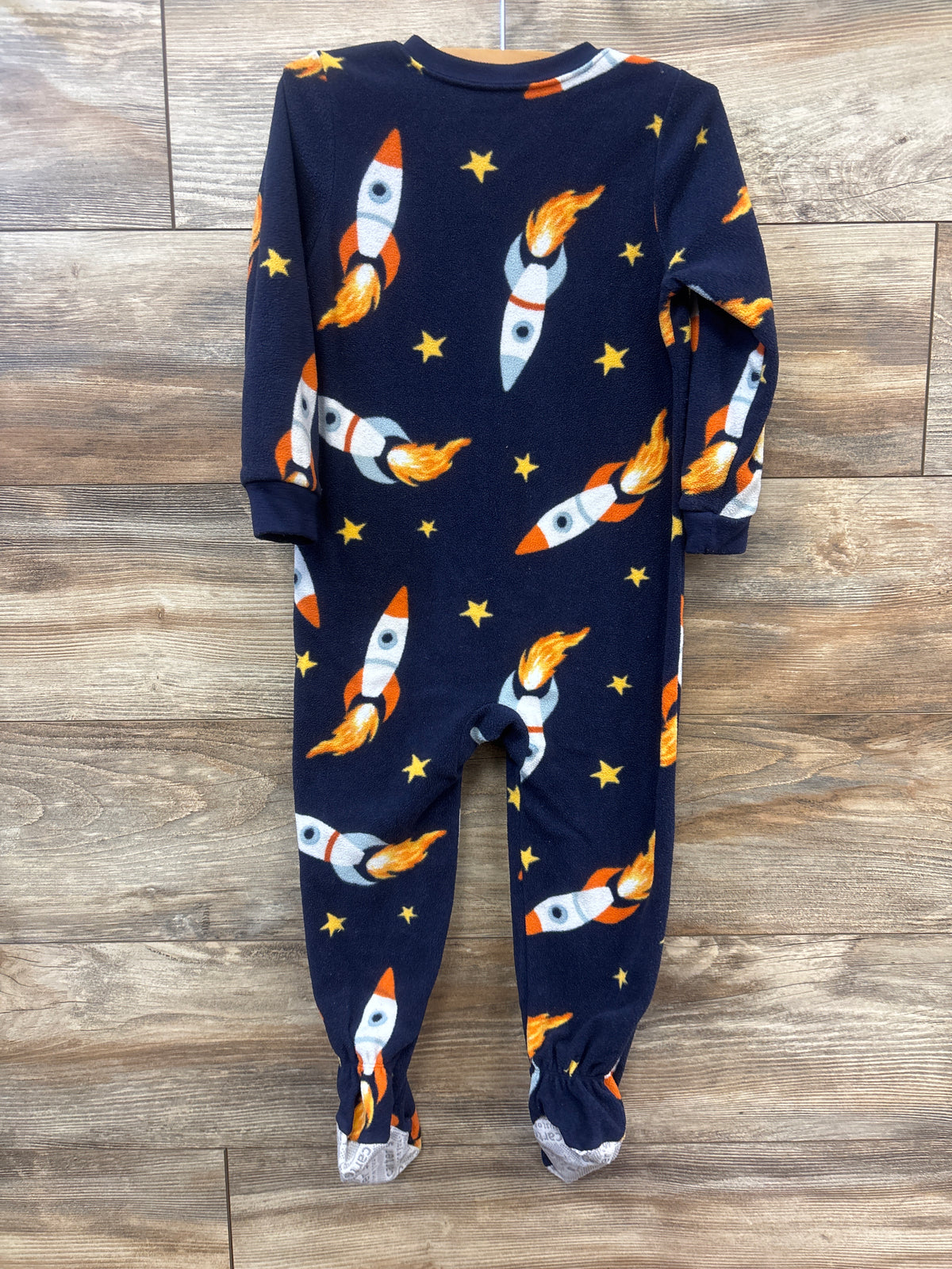 Just One You Rocketship Blanket Sleeper Blue sz 3T