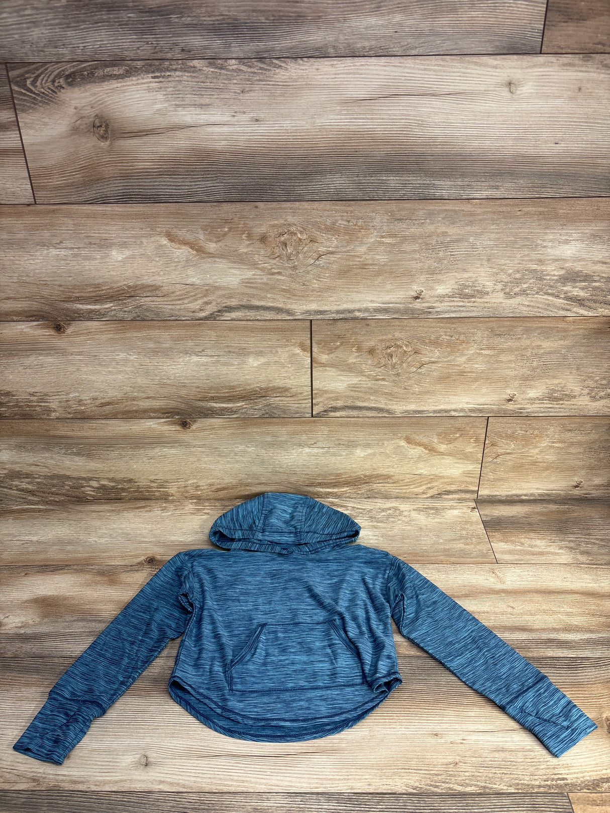 NEW All in Motion Long Sleeve Hooded Shirt Blue sz 4/5T