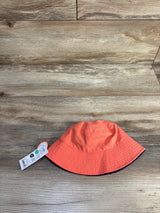 NEW Just One You Reversible Bucket Hat Coral/Navy sz 6-12m
