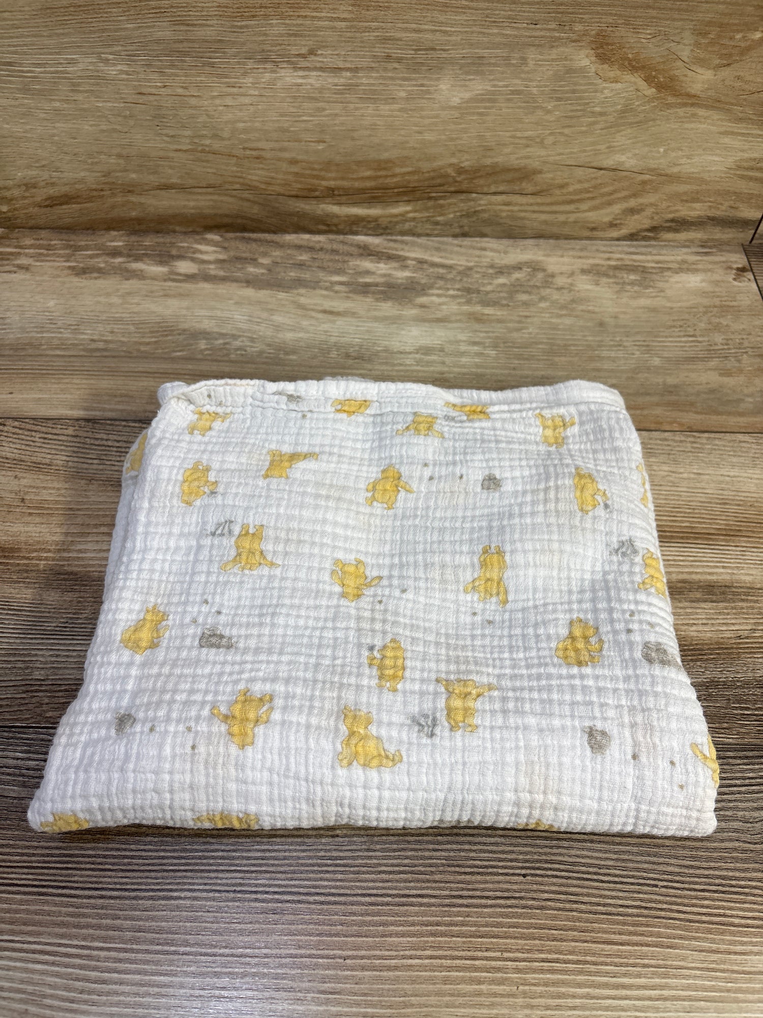 Aden + Anais x Disney Baby Muslin Swaddle Blanket, Winnie the Pooh 47x47''