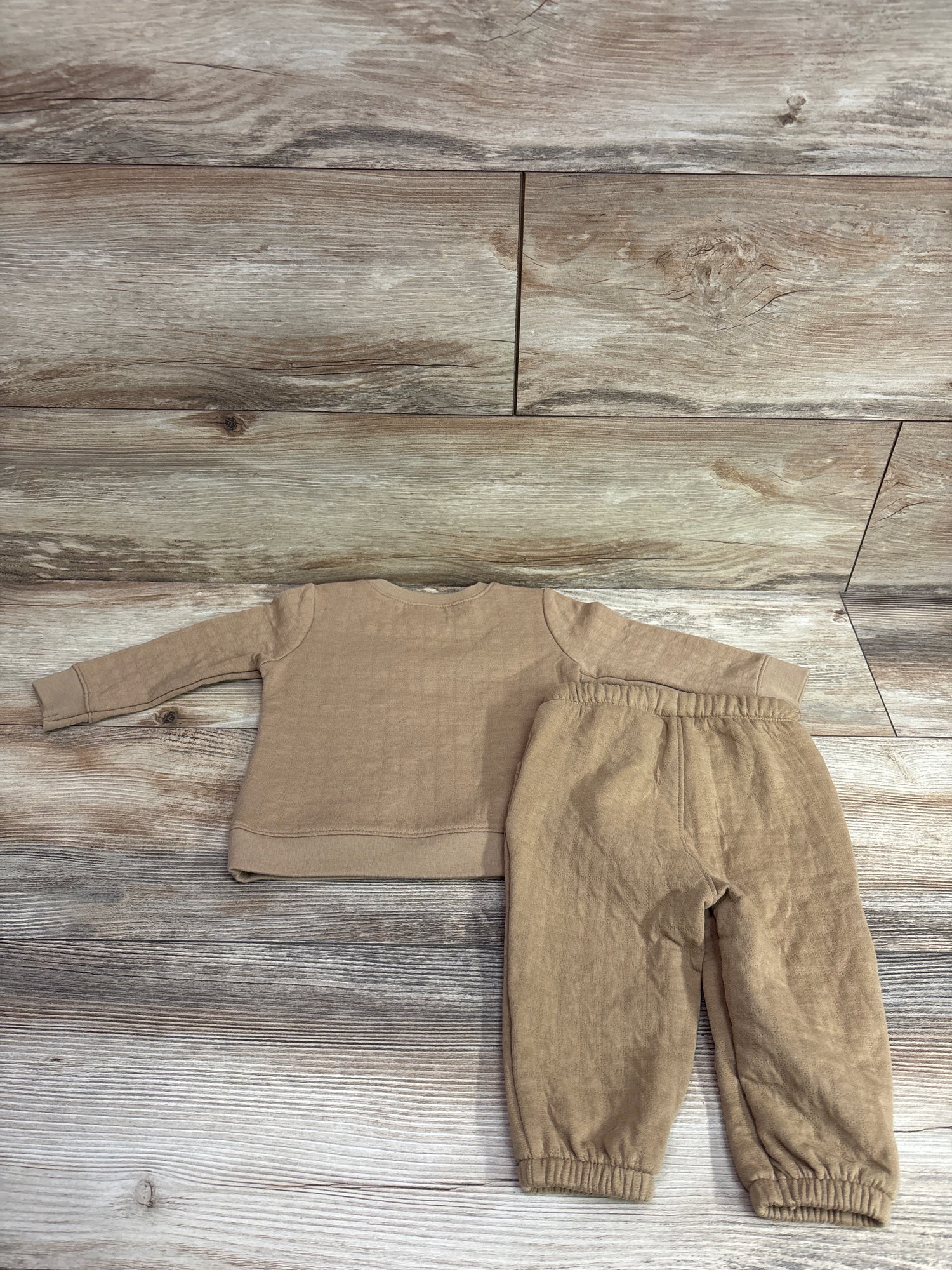 Old Navy 2pc Sweatshirt & Pants Set Tan sz 6-12m