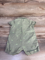 Carter's Pocket Romper Green sz 6m