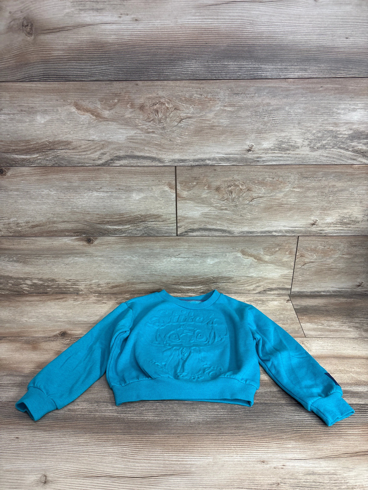 Disney Stitch Crewneck Sweatshirt Blue sz 4/5T