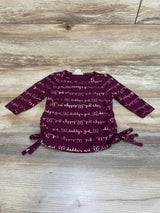 Emma & Elsa Daddy's Girls Shirt Purple sz 2T